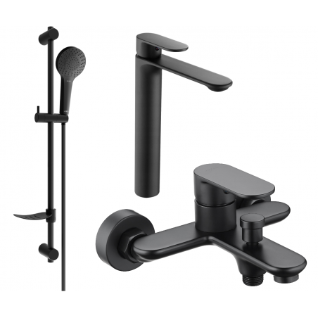 Mexen Milo DF05 sada vaňových batérií, čierna - 71313DF05-70