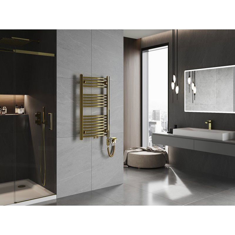 Mexen Ares elektrický radiátor 900 x 500 mm, 300 W, zlatý - W102-0900-500-2300-50