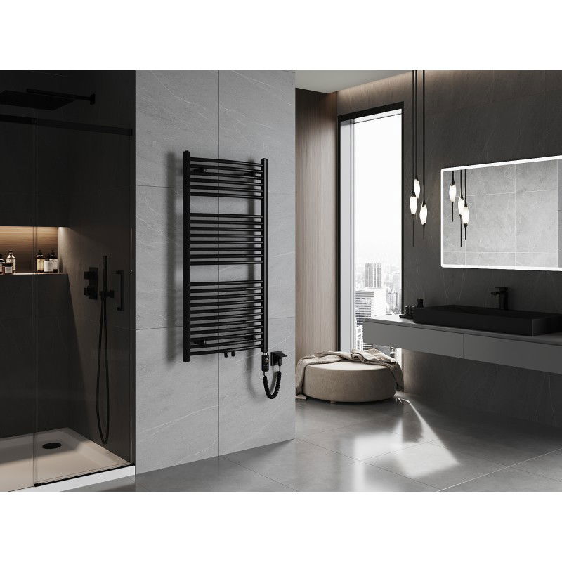 Mexen Ares elektrický radiátor 1200 x 600 mm, 600 W, čierny - W102-1200-600-2600-70