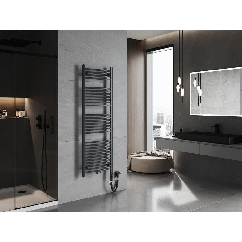 Mexen Ares elektrický radiátor 1500 x 500 mm, 600 W, antracit - W102-1500-500-2600-66