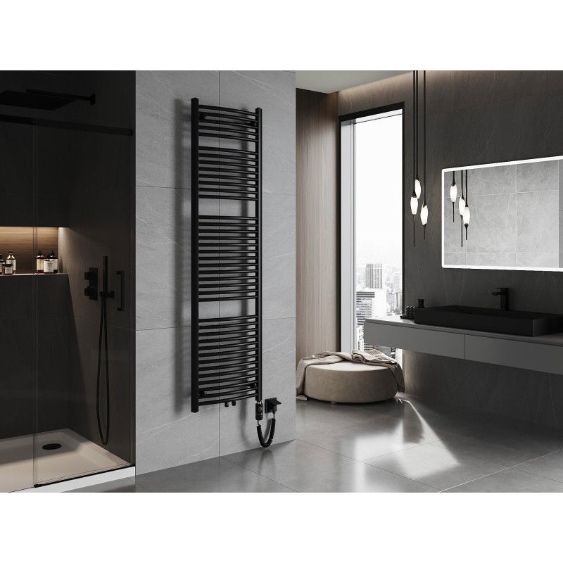 Mexen Ares elektrický radiátor 1800 x 500 mm, 900 W, čierny - W102-1800-500-2900-70