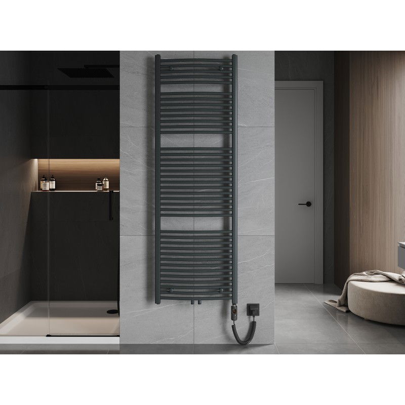 Mexen Ares elektrický radiátor 1800 x 600 mm, 900 W, antracit - W102-1800-600-2900-66