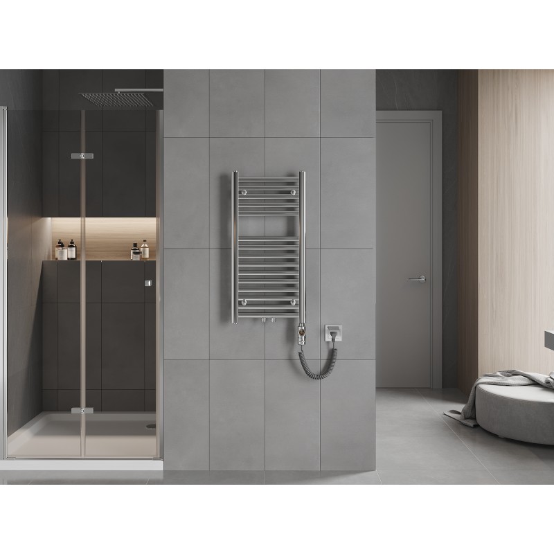 Mexen Hades elektrický radiátor 800 x 400 mm, 300 W, chróm - W104-0800-400-2300-01