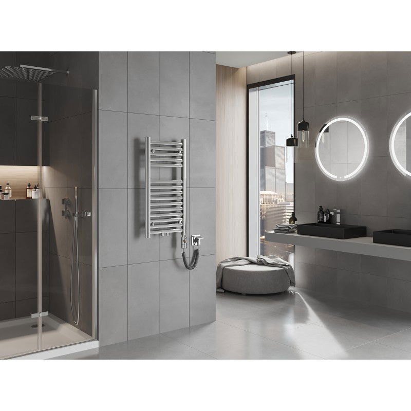 Mexen Hades elektrický ohrievač 800 x 400 mm, 300 W, chróm - W104-0800-400-2300-01