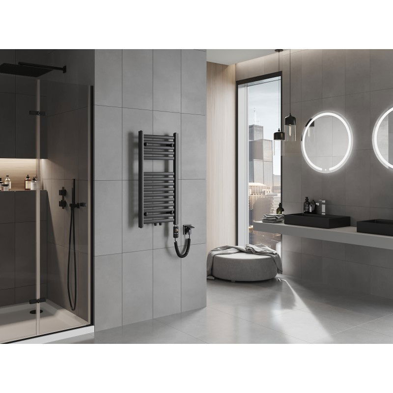 Mexen Hades elektrický radiátor 800 x 400 mm, 300 W, čierny - W104-0800-400-2300-70