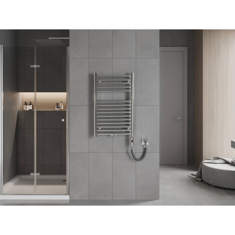 Mexen Hades elektrický radiátor 800 x 500 mm, 300 W, chróm - W104-0800-500-2300-01