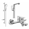 Mexen Milo DF05 vaňový set, chróm - 713153DF05-00