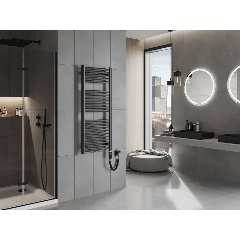 Mexen Hades elektrický radiátor 1200 x 500 mm, 600 W, čierny - W104-1200-500-2600-70