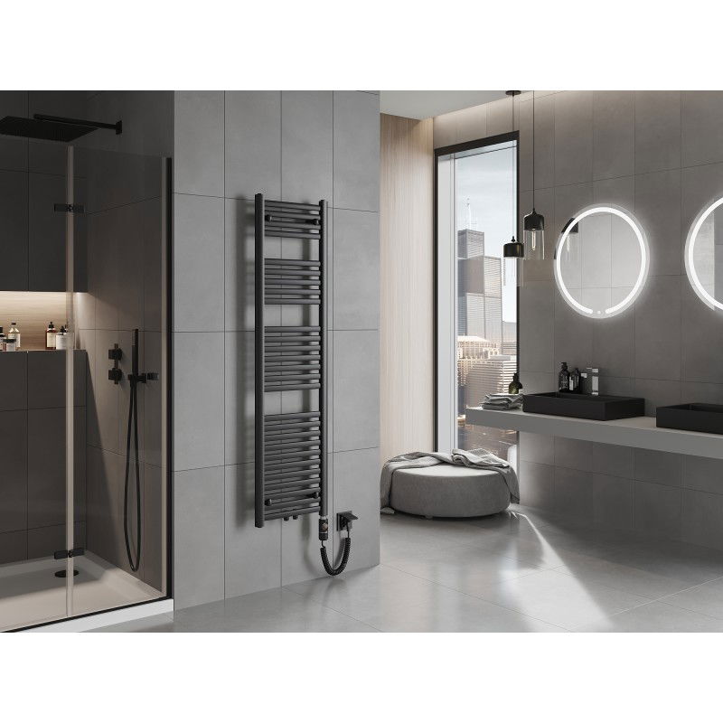 Mexen Hades elektrický radiátor 1500 x 400 mm, 600 W, čierny - W104-1500-400-2600-70