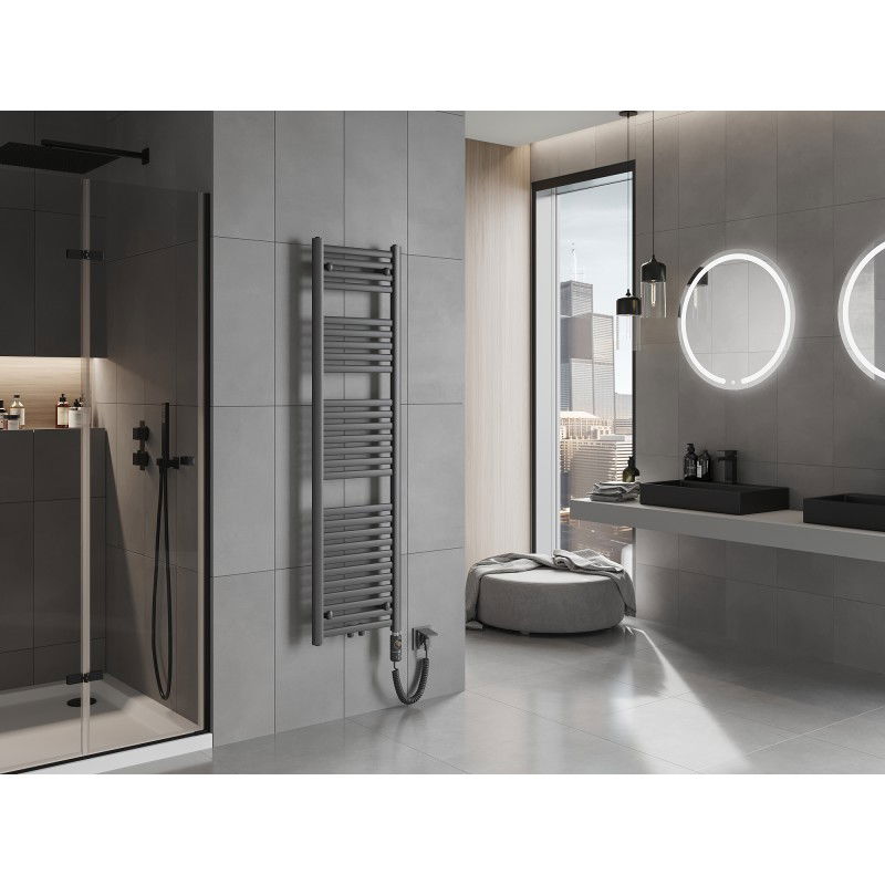 Mexen Hades elektrický radiátor 1500 x 400 mm, 600 W, antracit - W104-1500-400-2600-66