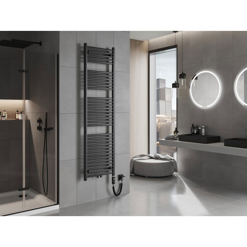 Mexen Hades elektrický radiátor 1800 x 500 mm, 900 W, čierny - W104-1800-500-2900-70