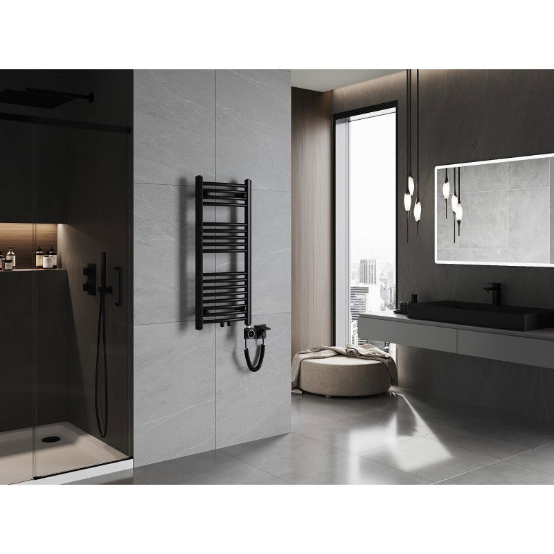 Mexen Ares elektrický radiátor 900 x 400 mm, 300 W, čierny - W102-0900-400-6300-70