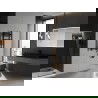 Mexen Ares elektrický radiátor 900 x 400 mm, 300 W, čierny - W102-0900-400-6300-70