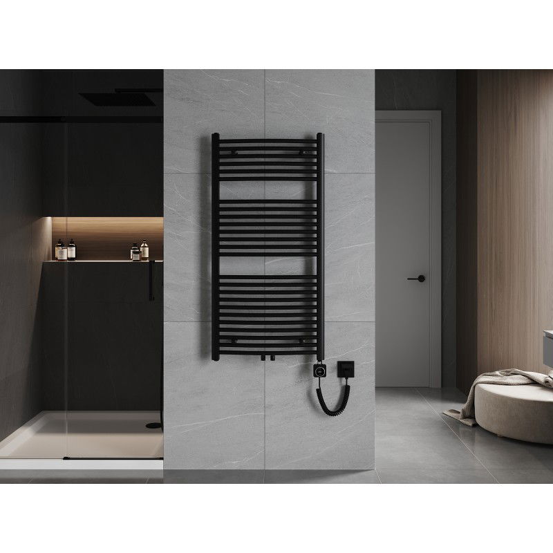 Mexen Ares elektrický radiátor 1200 x 600 mm, 600 W, čierny - W102-1200-600-6600-70