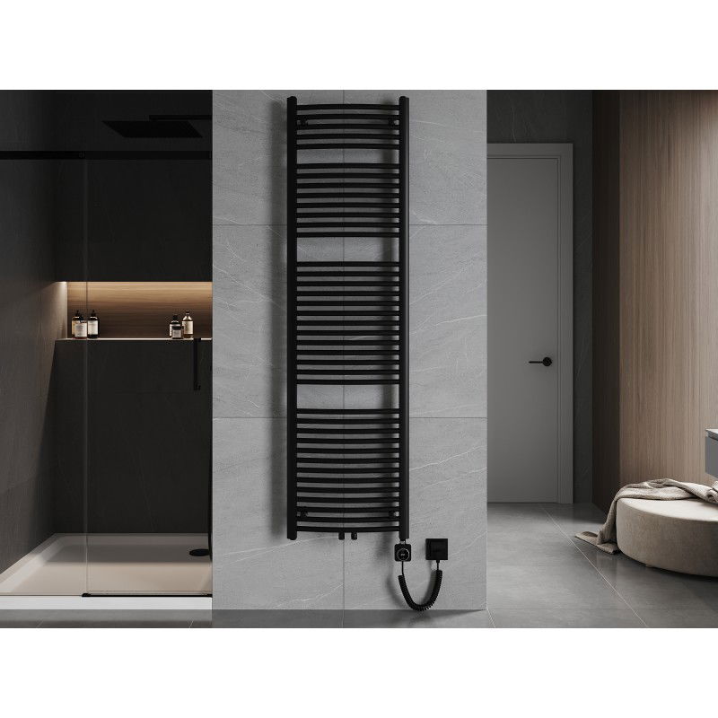 Mexen Ares elektrický radiátor 1800 x 500 mm, 900 W, čierny - W102-1800-500-6900-70