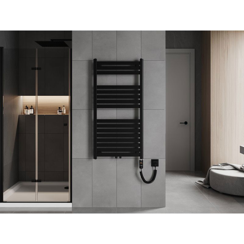 Mexen Uran elektrický radiátor 1200 x 600 mm, 600 W, čierny - W105-1200-600-2600-70