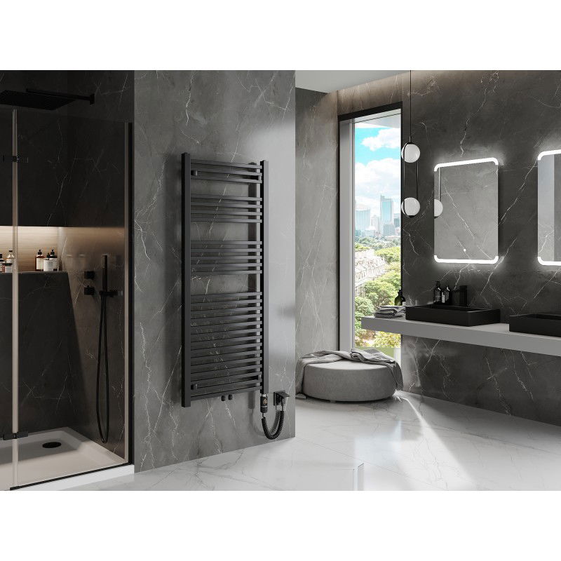 Mexen Pluton elektrický radiátor 1450 x 600 mm, 900 W, čierny - W106-1450-600-2900-70