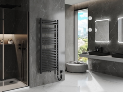 Mexen Pluton elektrický radiátor 1450 x 600 mm, 900 W, čierny - W106-1450-600-2900-70