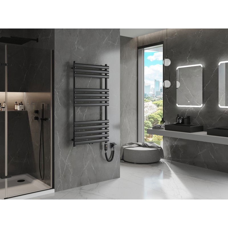 Mexen Jowisz elektrický radiátor 1200 x 600 mm, 600 W, čierny - W107-1200-600-2600-70