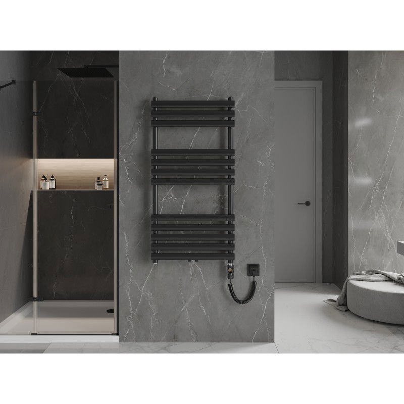 Mexen Jowisz elektrický radiátor 1200 x 600 mm, 600 W, čierny - W107-1200-600-2600-70