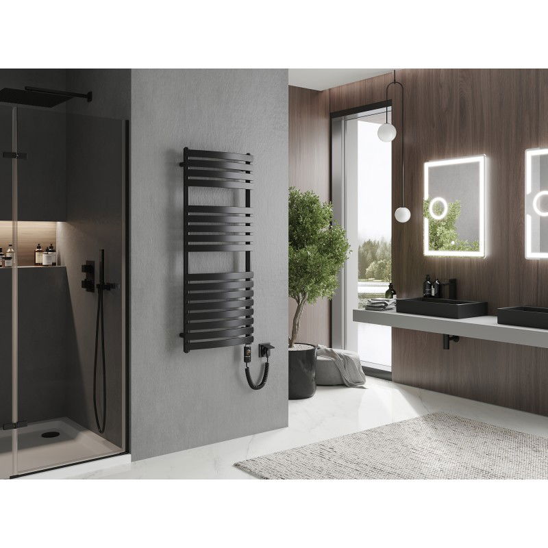 Mexen Bachus elektrický radiátor 1200 x 500 mm, 600 W, čierny - W109-1200-500-2600-70