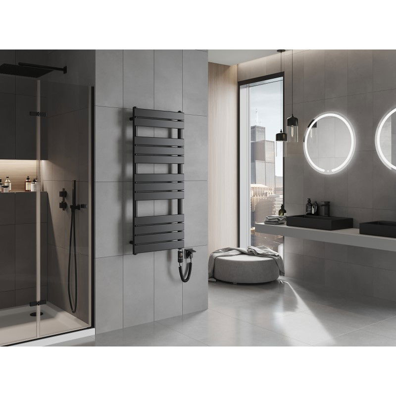 Mexen Ceres elektrický radiátor 1200 x 500 mm, 600 W, čierny - W111-1200-500-2600-70