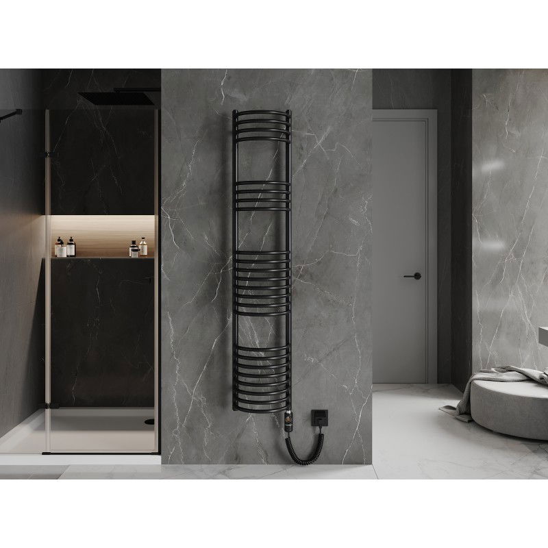 Mexen Eros elektrický radiátor 1600 x 318 mm, 600 W, čierny - W112-1600-318-2600-70