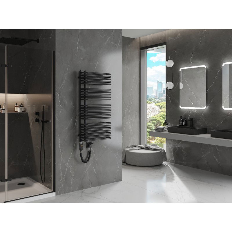 Mexen Amor elektrický radiátor 1000 x 500 mm, 900 W, čierny - W120-1000-500-2900-70