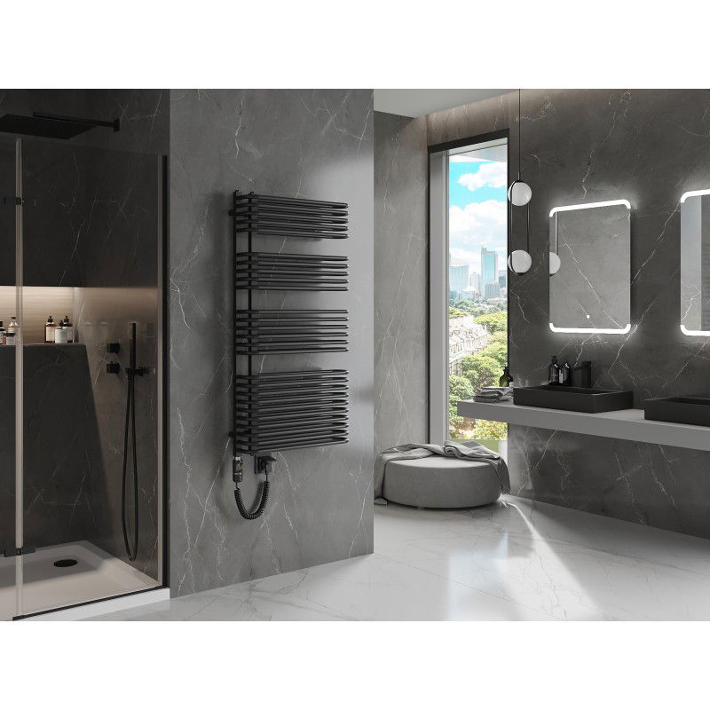 Mexen Amor elektrický radiátor 1200 x 600 mm, 900 W, čierny - W120-1200-600-2900-70