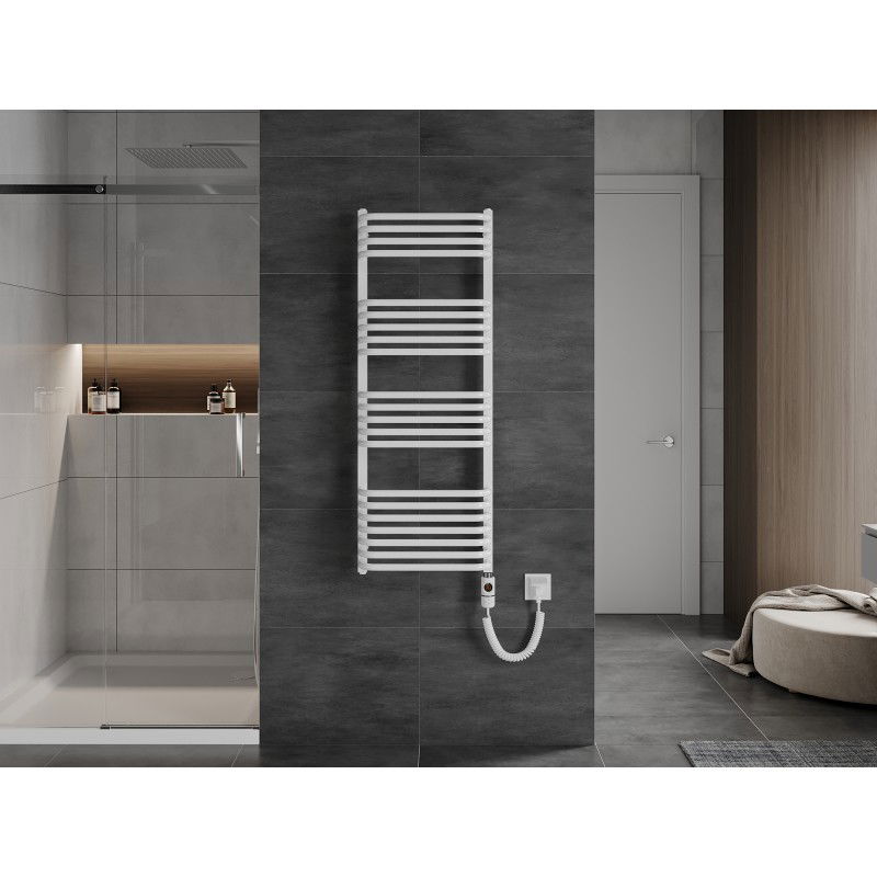 Mexen Apollo elektrický radiátor 1210 x 450 mm, 600 W, biely - W117-1210-450-2600-20