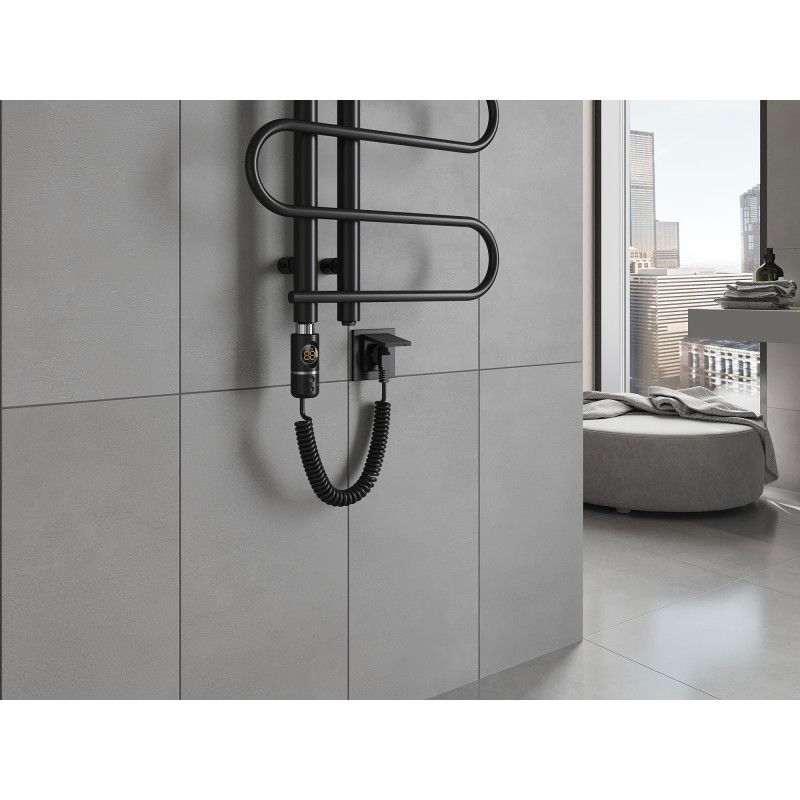 Mexen Kiso elektrický radiátor 1250 x 500 mm, 300 W, čierny - W114-1250-500-2300-70