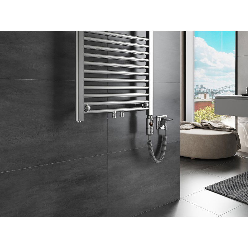 Mexen Mars elektrický radiátor 900 x 400 mm, 300 W, chróm - W110-0900-400-2300-01