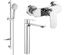 Mexen Milo DF40 sprchová sada, chróm - 71314DF40-00