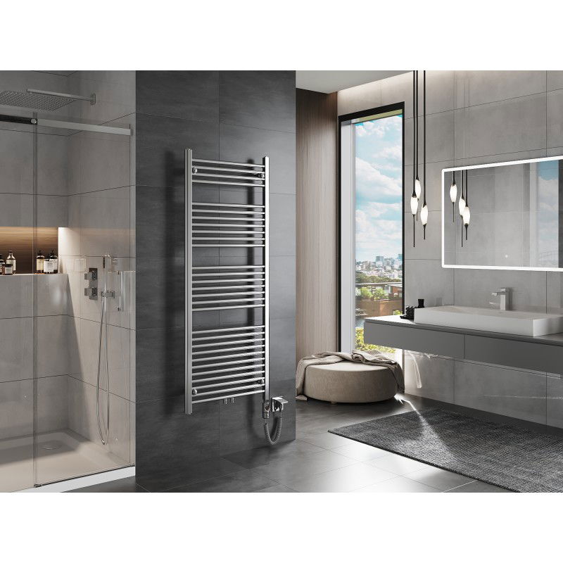 Mexen Mars elektrický radiátor 1500 x 600 mm, 600 W, chróm - W110-1500-600-2600-01