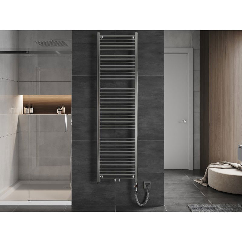 Mexen Mars elektrický radiátor 1800 x 500 mm, 600 W, chróm - W110-1800-500-2600-01