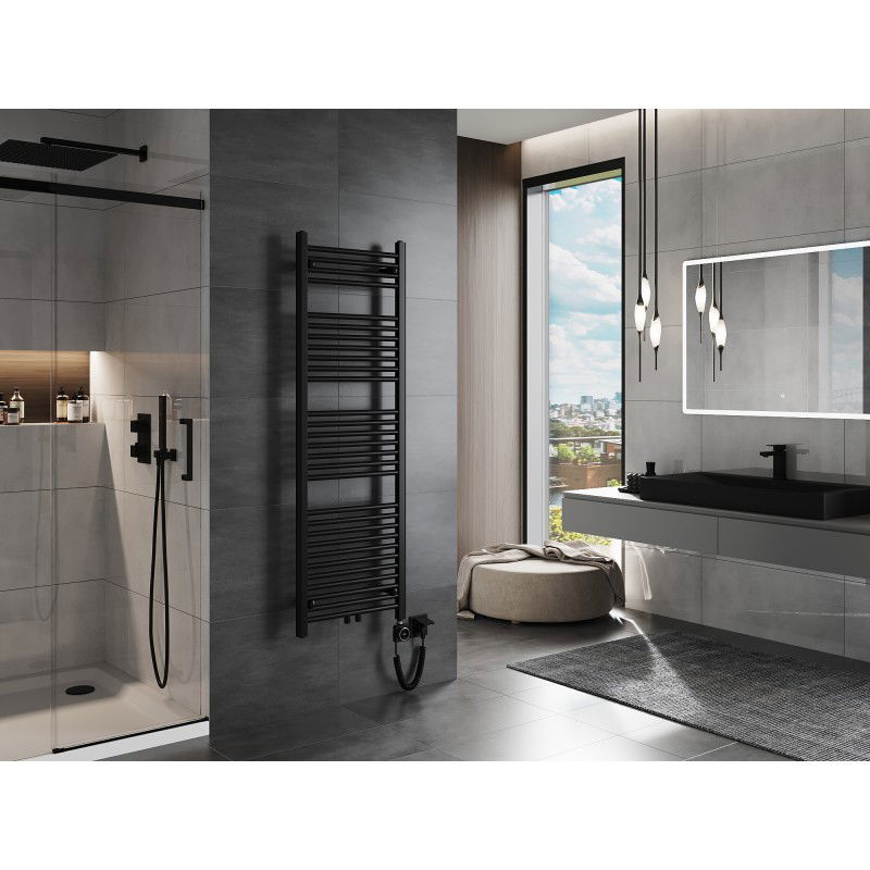 Mexen Mars Elektrický Radiátor 1500 x 500 mm, 600 W, Čierny - W110-1500-500-6600-70