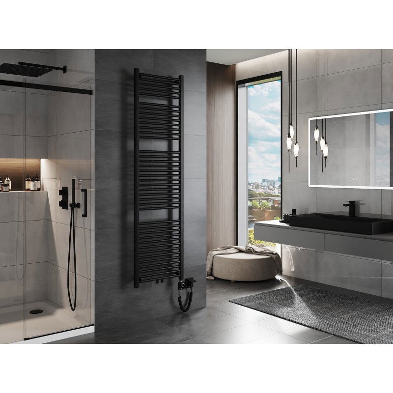 Mexen Mars elektrický radiátor 1800 x 500 mm, 900 W, čierny - W110-1800-500-6900-70