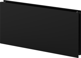 Mexen CHF20 Hygiene Flat radiátor plochý 600 x 1200 mm, bočné pripojenie, 1204 W, čierny - W420HF-060-120-70