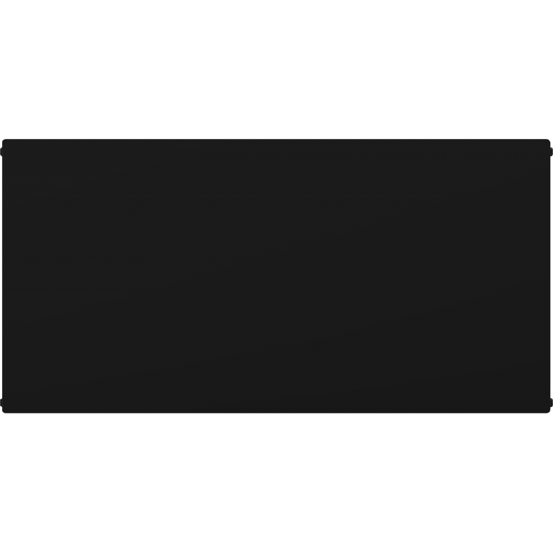 Mexen CHF20 Hygiene Flat radiátor plochý 600 x 1200 mm, bočné pripojenie, 1204 W, čierny - W420HF-060-120-70