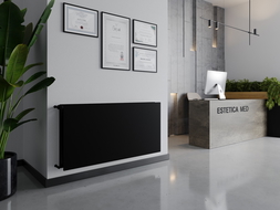 Mexen CHF20 Hygiene Flat vykurovací panel 600 x 1800 mm, bočné pripojenie, 1806 W, čierny - W420HF-060-180-70