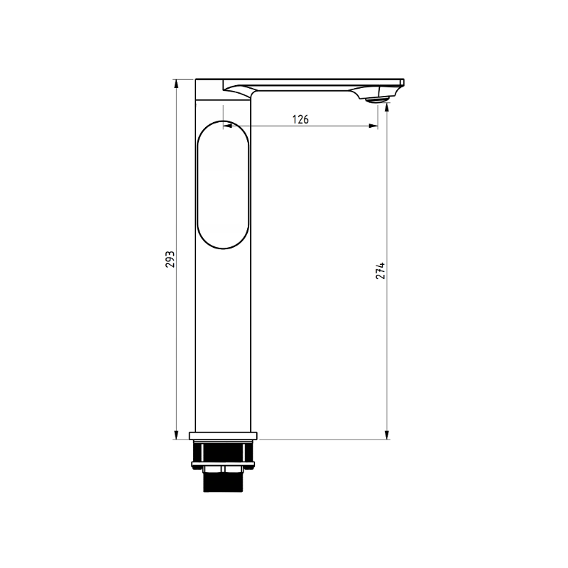 Mexen Milo DF05 sprchová súprava, chróm - 713154DF05-00