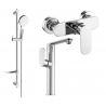 Mexen Milo DF05 sprchový set, chróm - 713154DF05-00