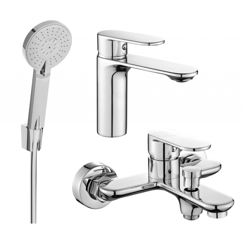 Mexen Milo R40 vaňová súprava, chróm - 71303R40-00