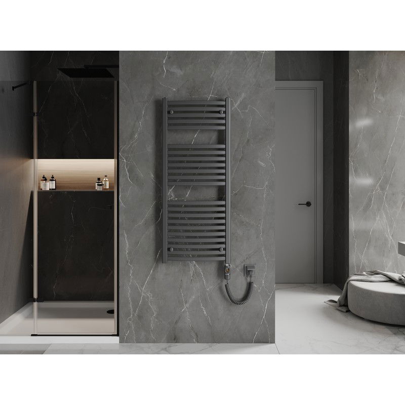 Mexen Helios elektrický radiátor 1200 x 500 mm, 600 W, antracit - W103-1200-500-2600-66