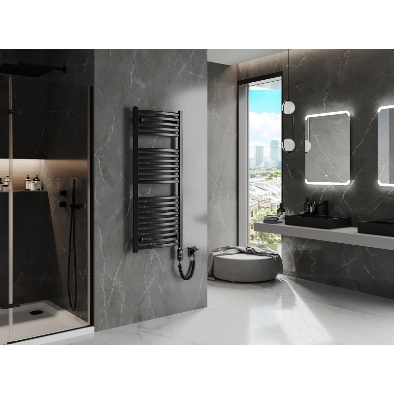 Mexen Helios elektrický ohrievač 1200 x 500 mm, 600 W, čierny - W103-1200-500-2600-70