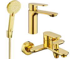 Mexen Milo R40 súprava do vane, zlatá - 71303R40-50