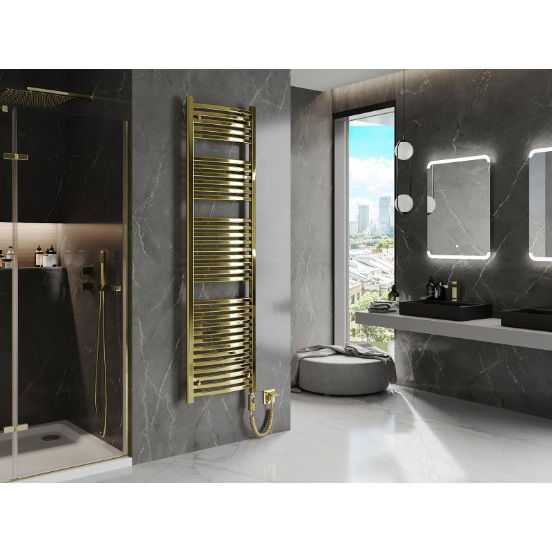 Mexen Helios elektrický radiátor 1800 x 500 mm, 900 W, zlatý - W103-1800-500-2900-50