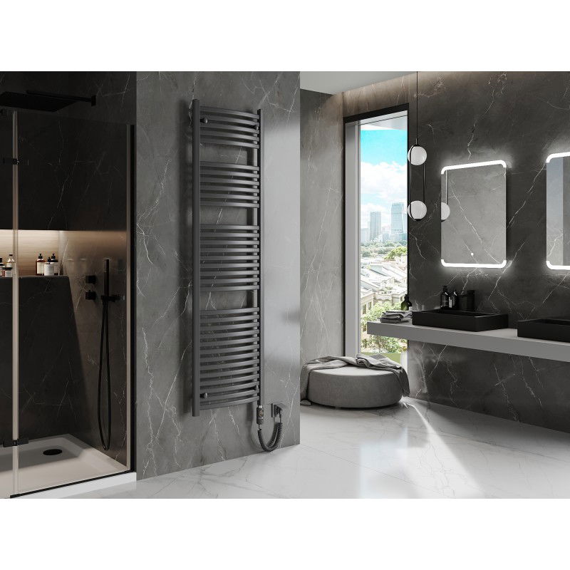 Mexen Helios elektrický radiátor 1800 x 500 mm, 900 W, antracit - W103-1800-500-2900-66