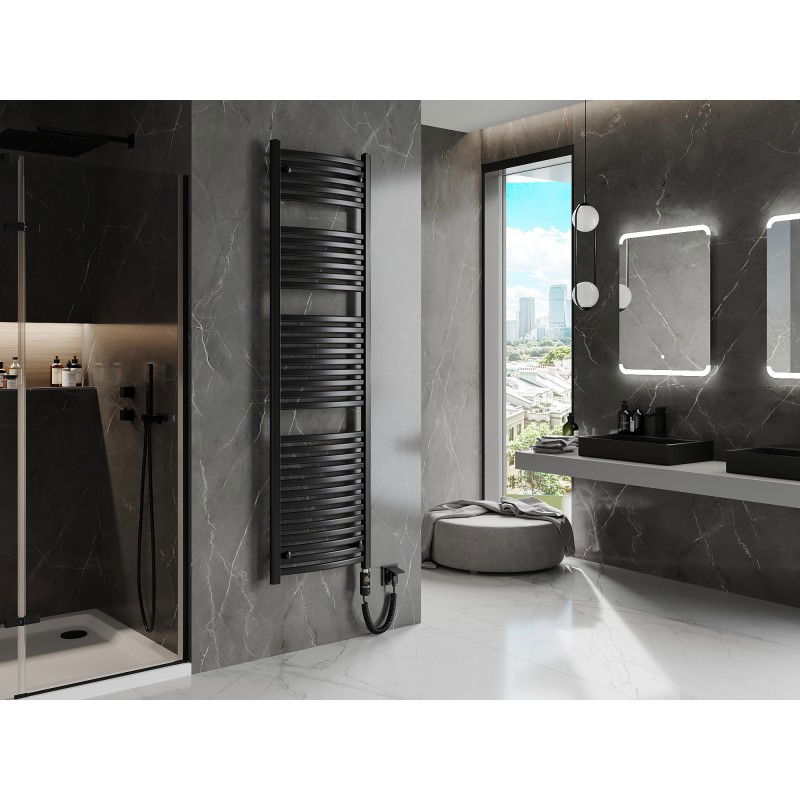 Mexen Helios elektrický radiátor 1800 x 500 mm, 900 W, čierny - W103-1800-500-2900-70