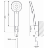 Mexen Milo R40 vaňová sada, chróm - 713053R40-00